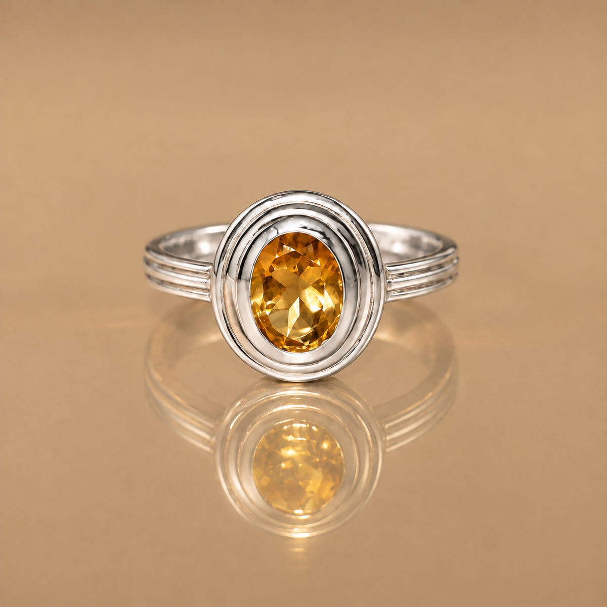 Mirror Gem Ring