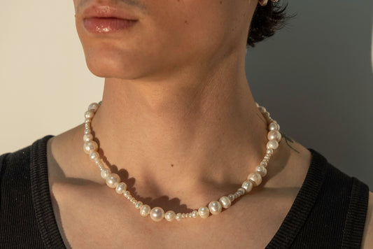 Balancing Act Pearl Necklace
