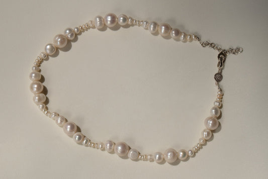 Balancing Act Pearl Necklace