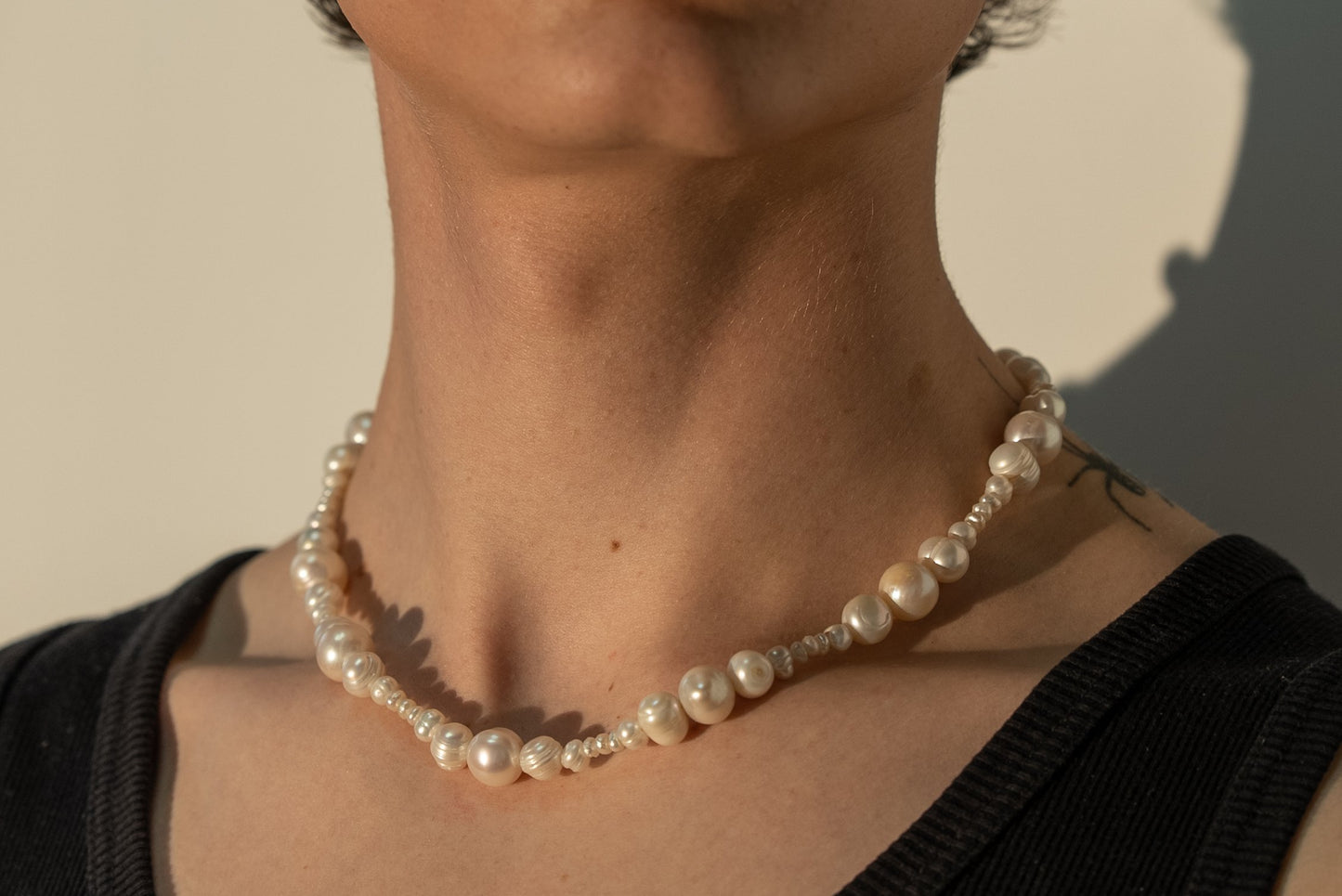 Balancing Act Pearl Necklace