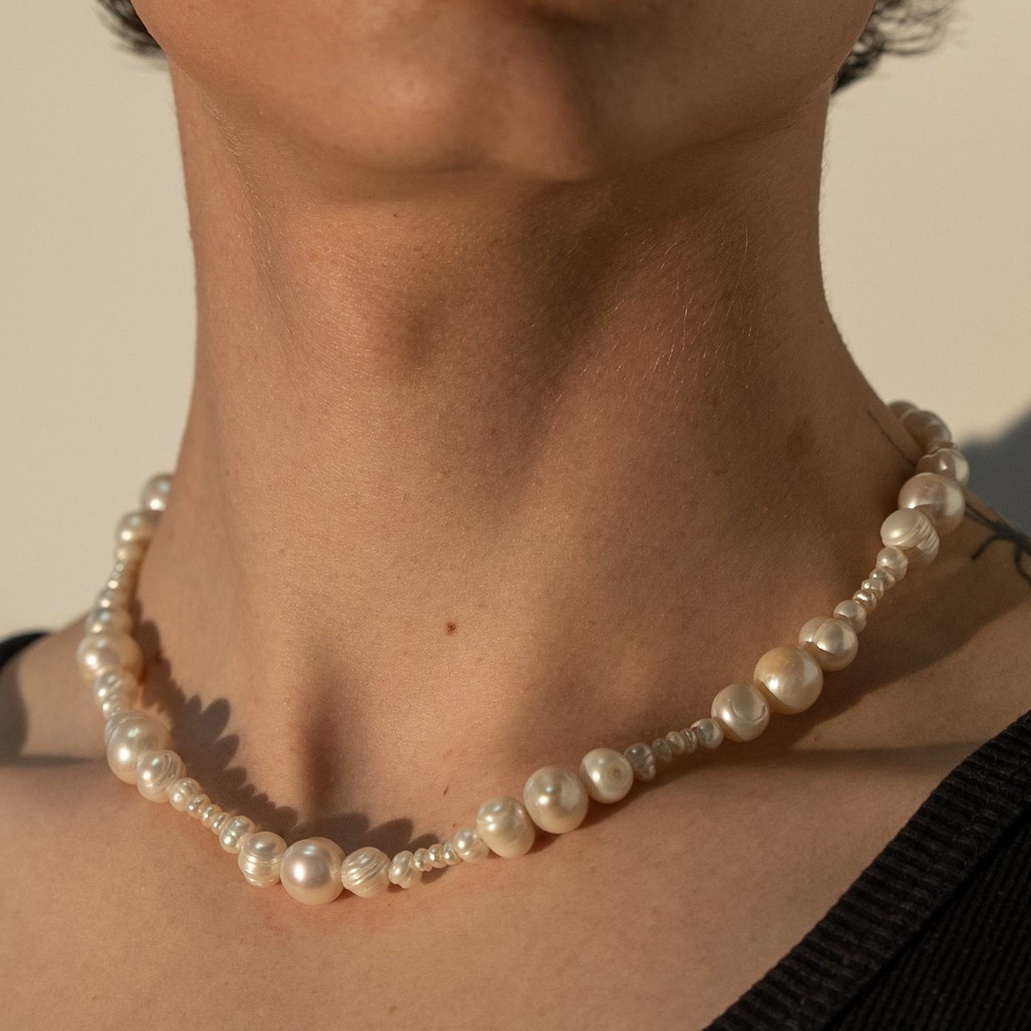 Balancing Act Pearl Necklace