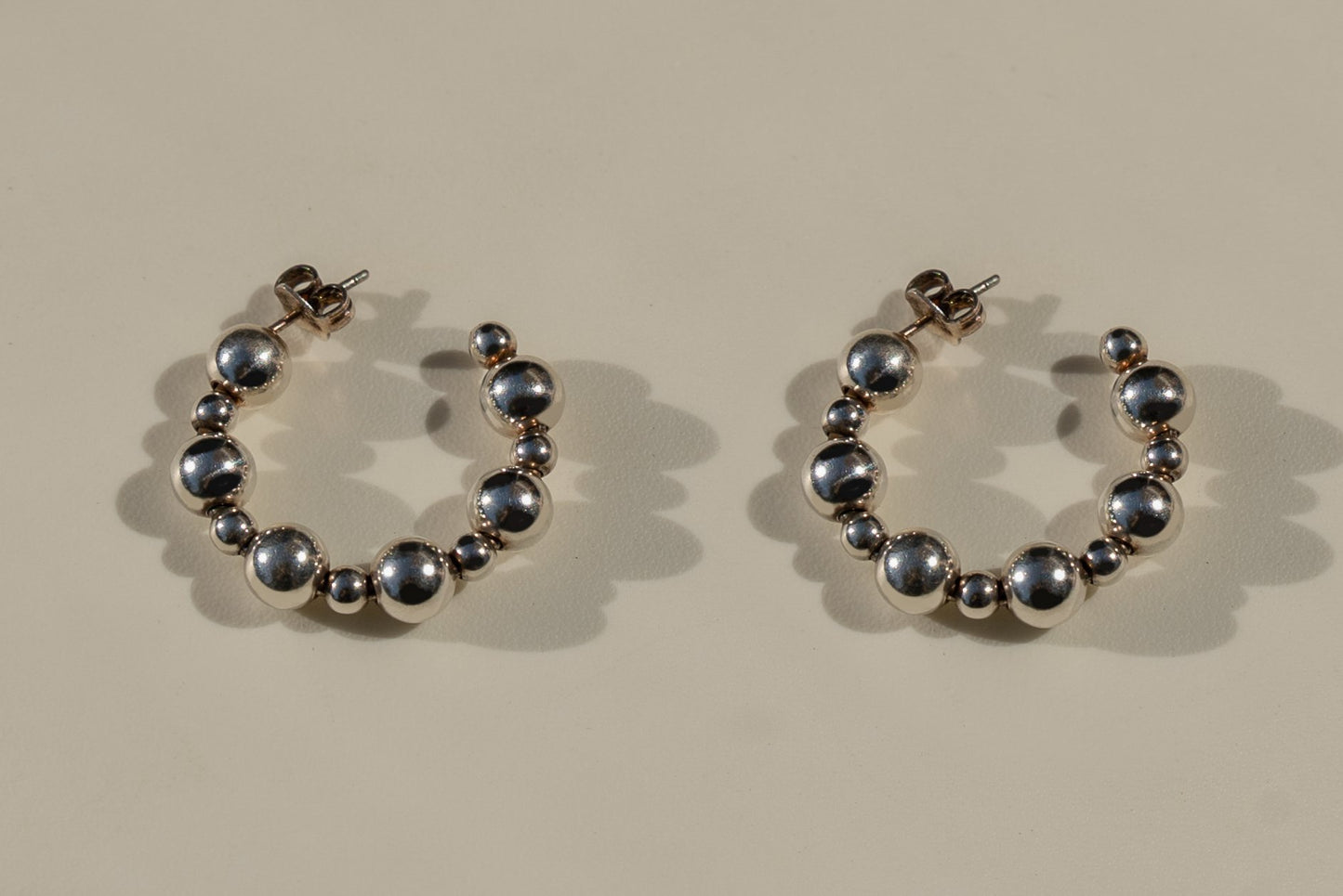 Beaded Hoops