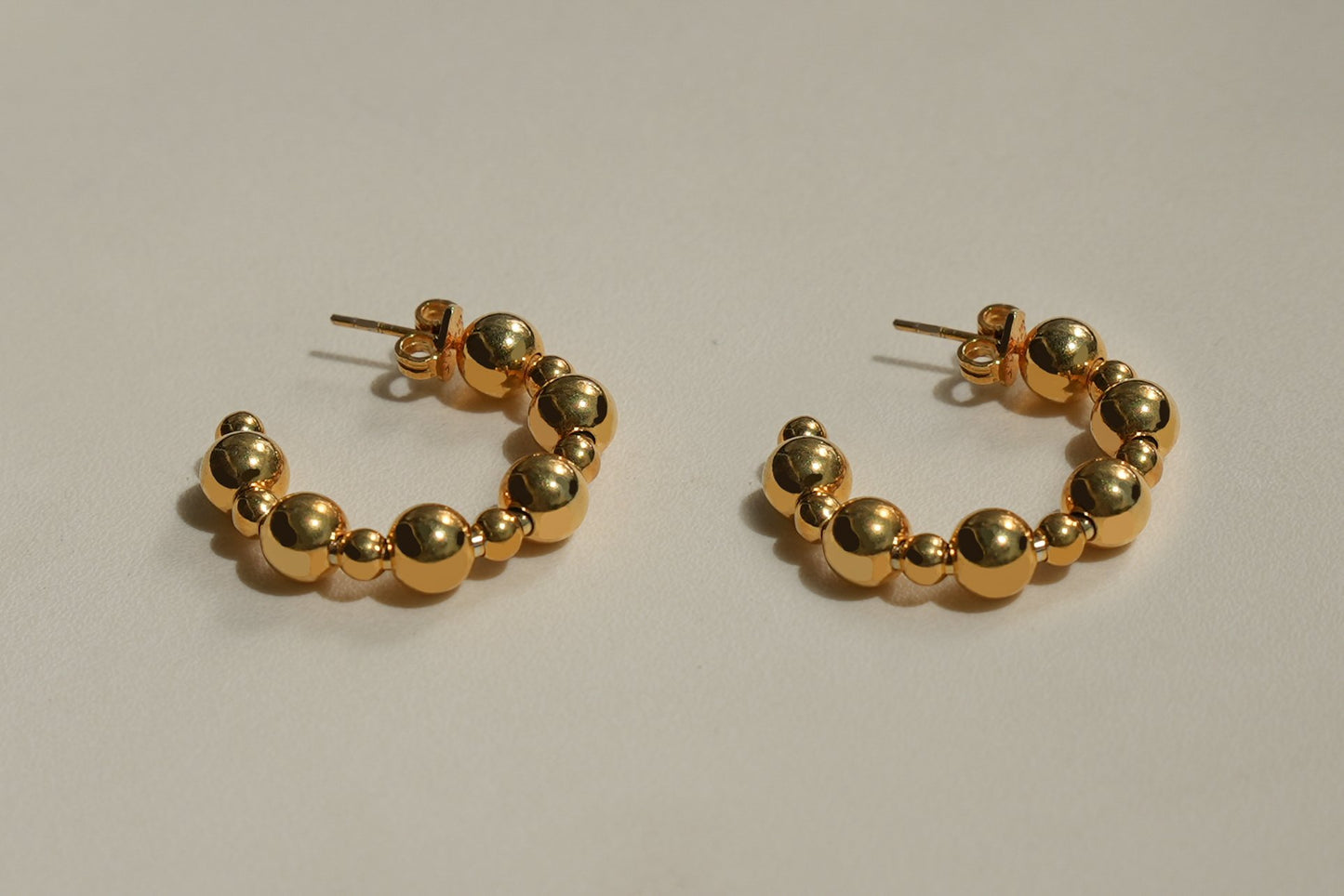Beaded Hoops