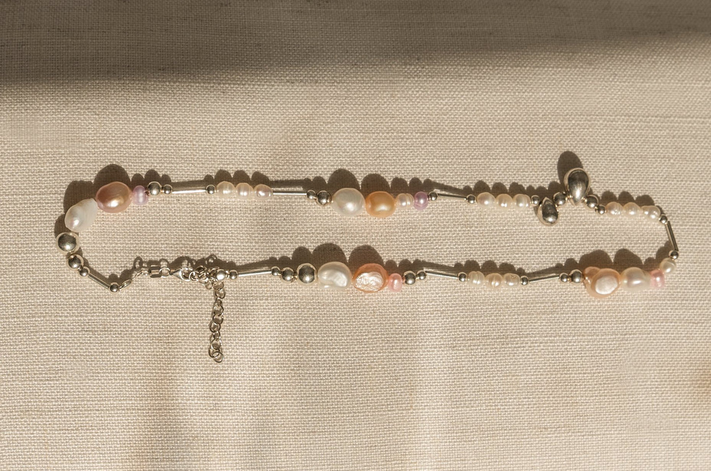 Bubble Gum Pearl Necklace
