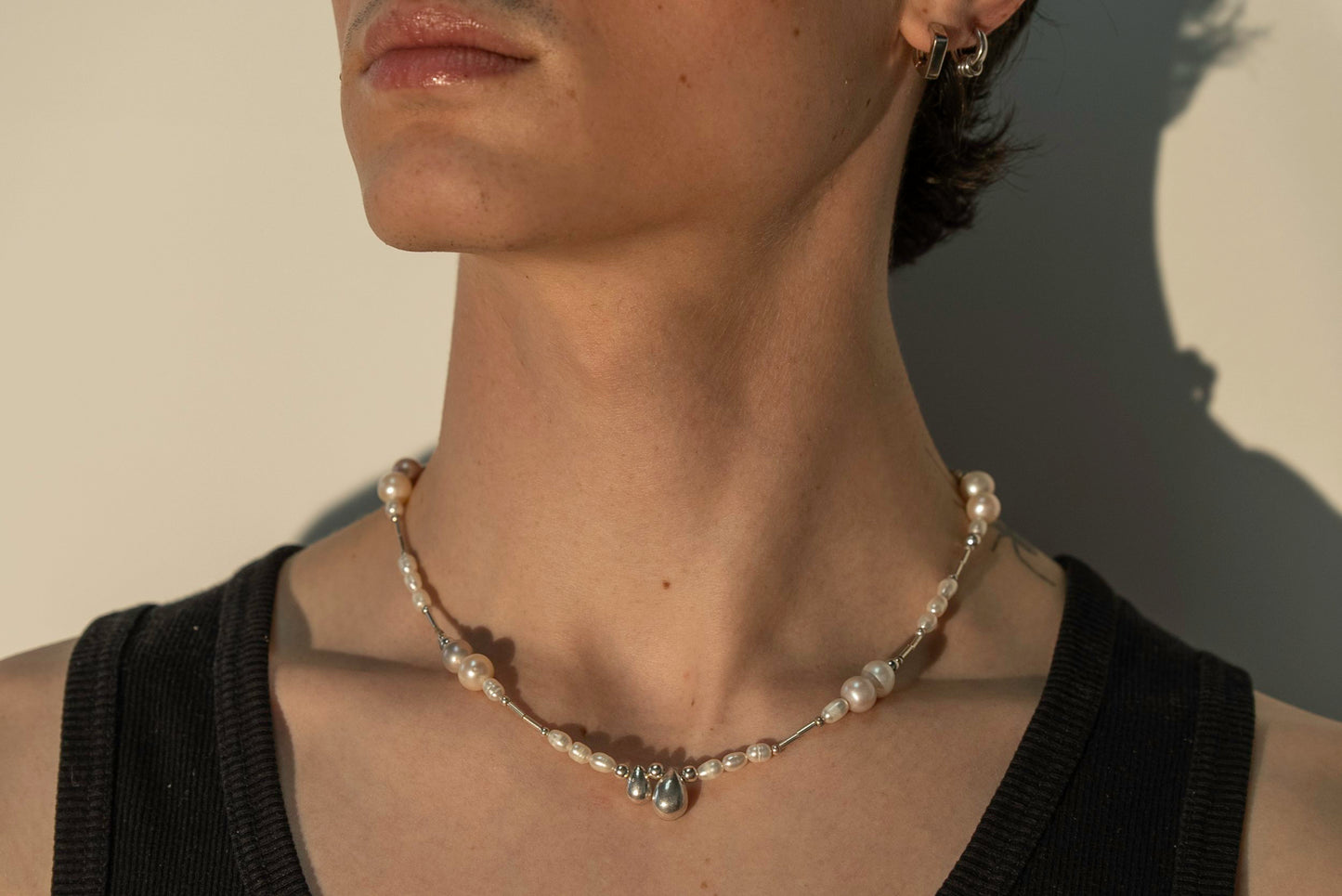 Bubble Gum Pearl Necklace