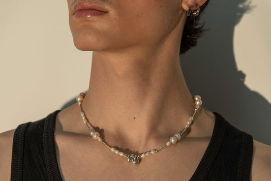 Bubble Gum Pearl Necklace