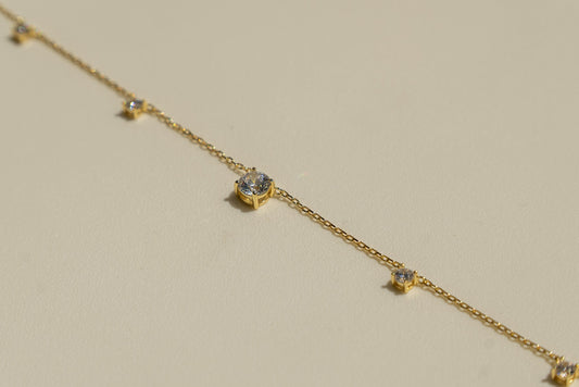 Circle Gem Bracelet