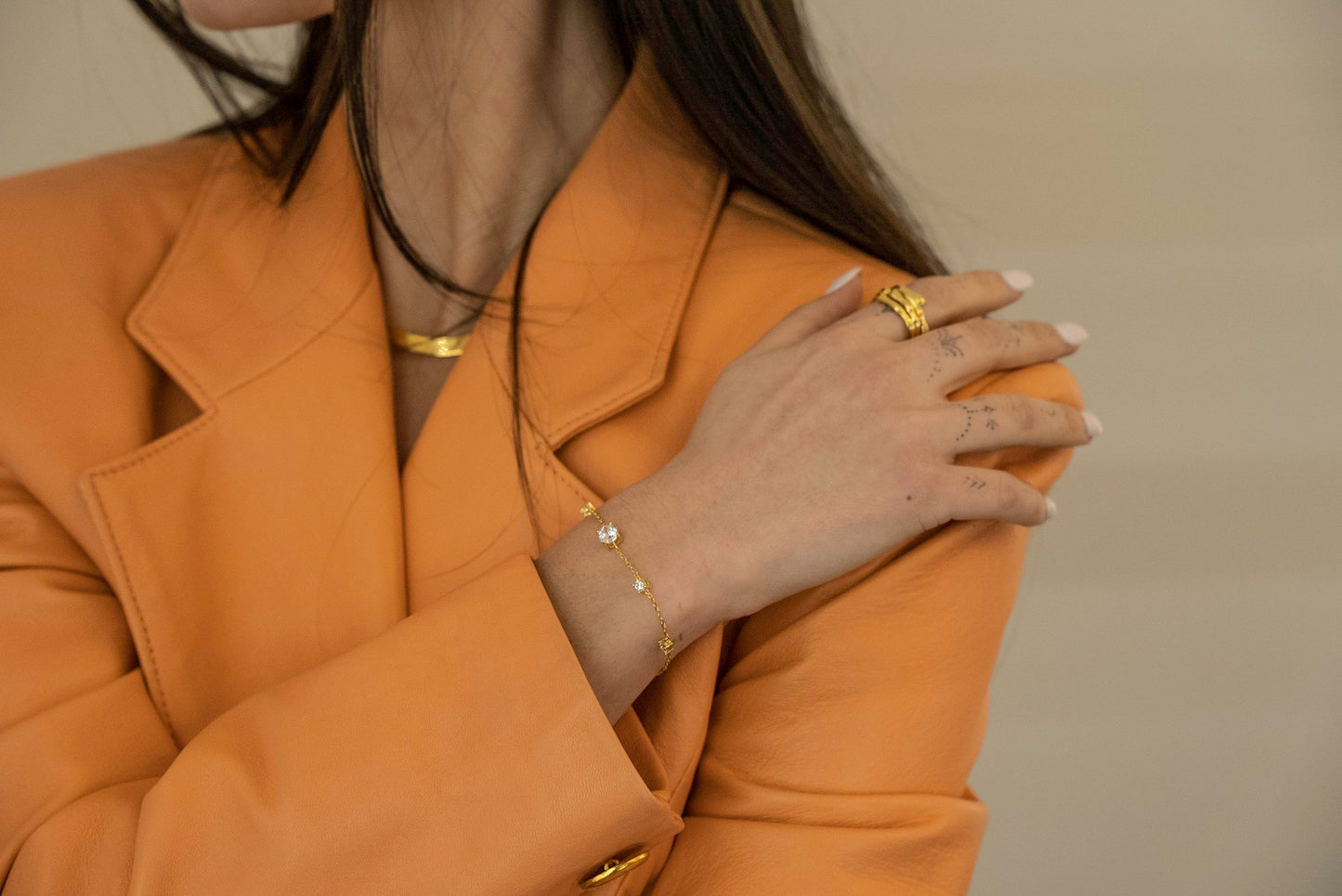 Circle Gem Bracelet