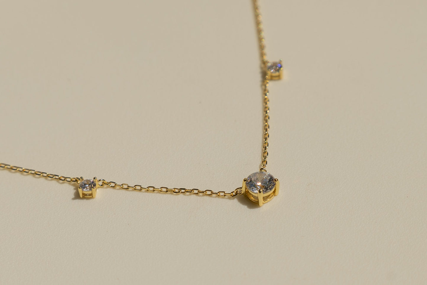 Circle Gem Necklace