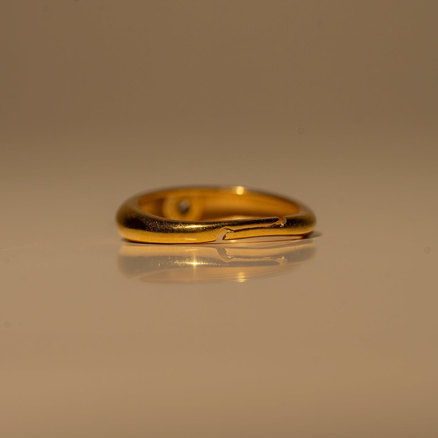 Heart Gem Adjustable Ring