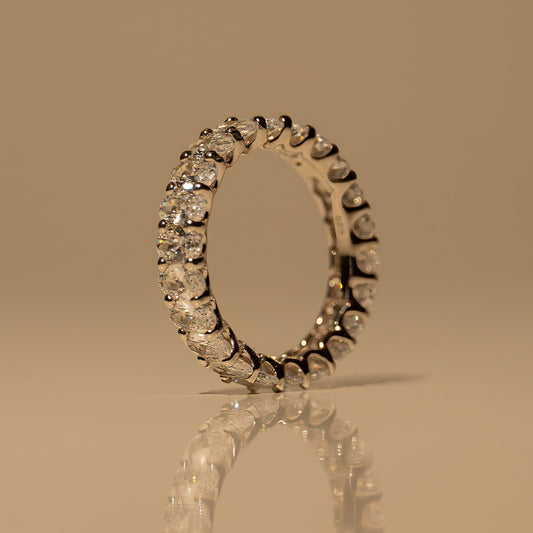 Oval Cut Eternity Ring