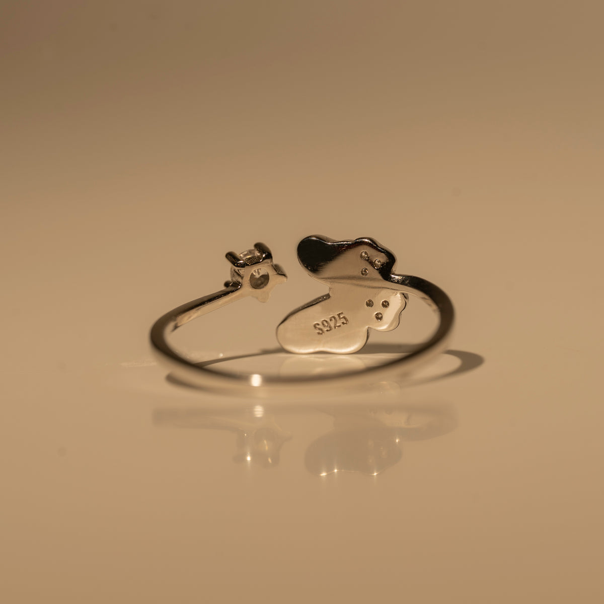Butterfly Pearl Ring