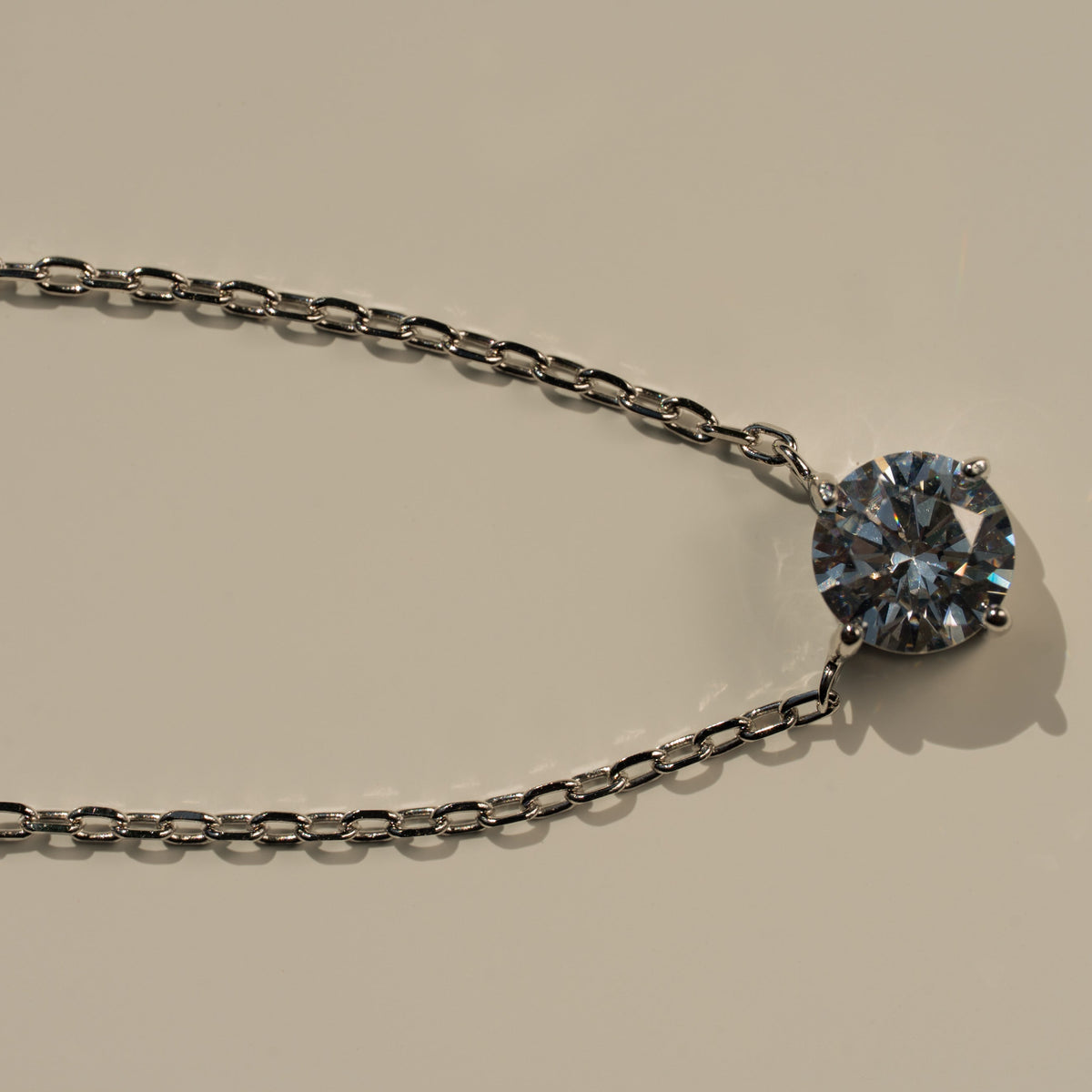Circle Gem Necklace