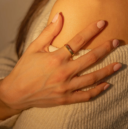 Agathe Adjustable Ring