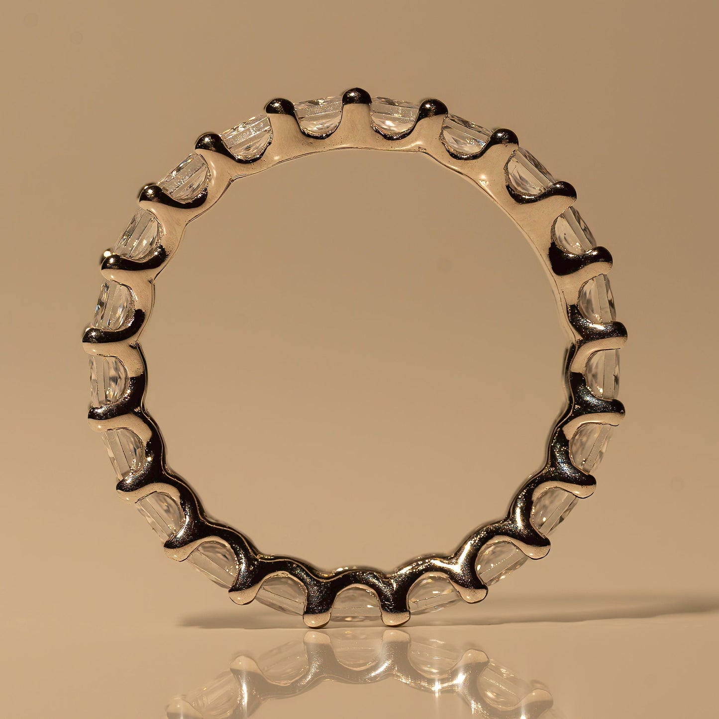 Oval Cut Eternity Ring
