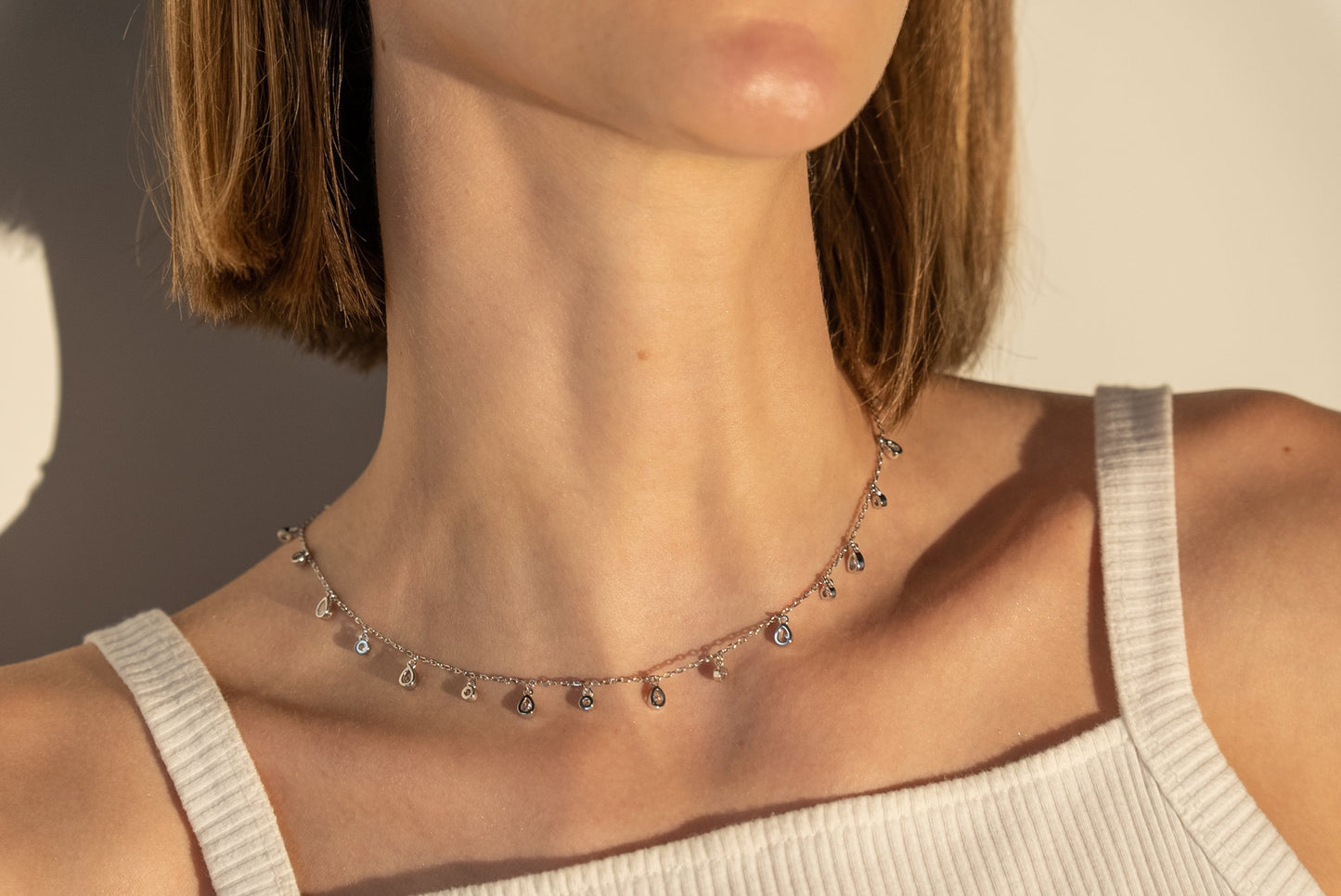 Drippy Gem Necklace