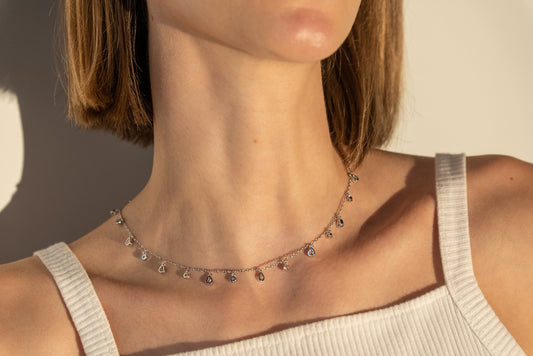 Drippy Gem Necklace