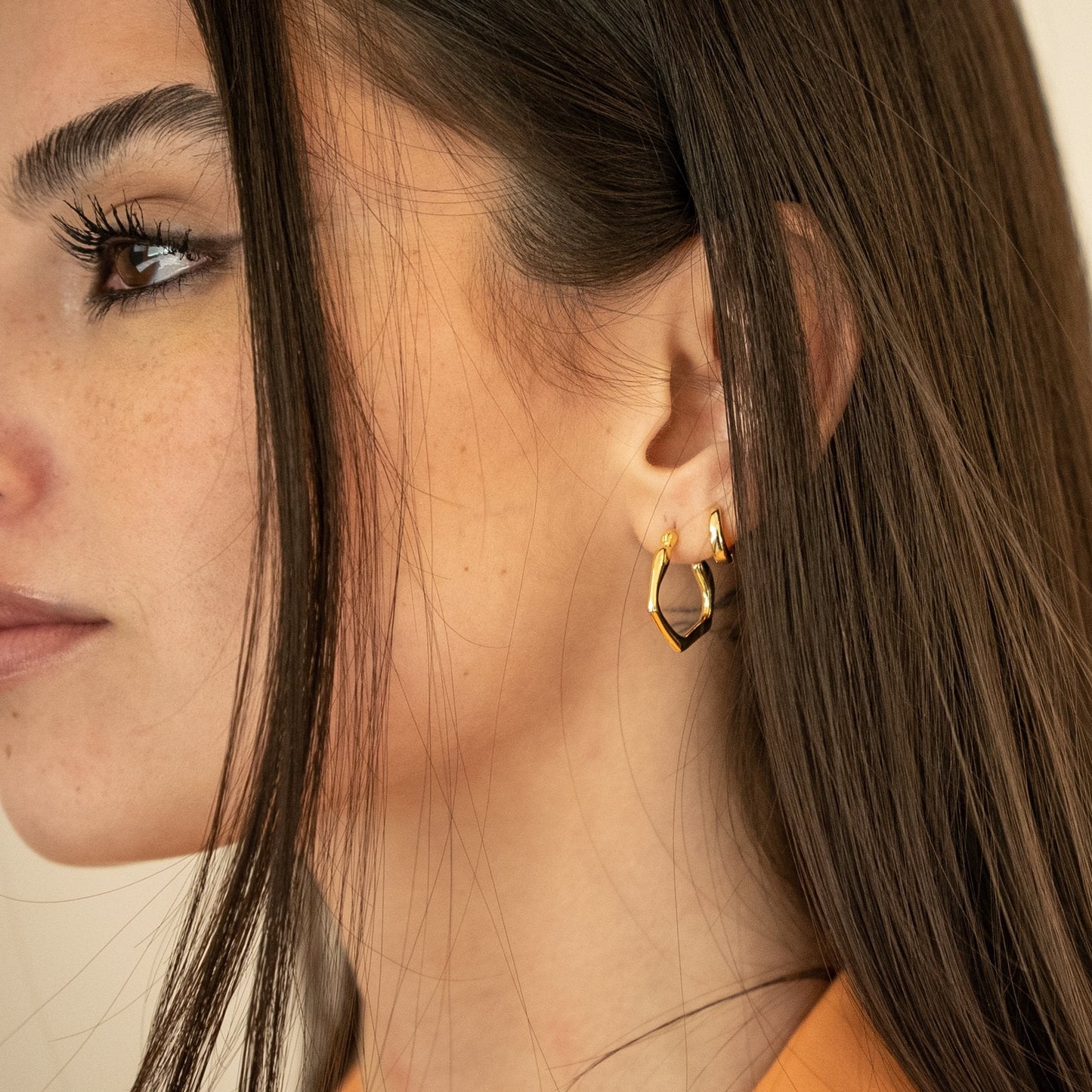 Fluid Hexagon Hoops