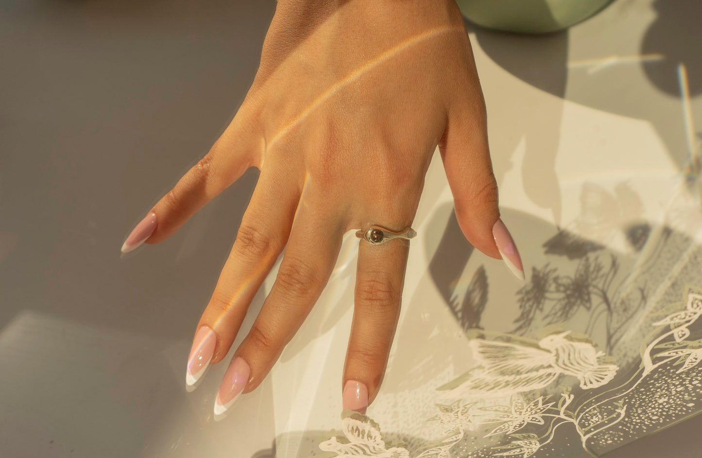 Fluid Pearl Ring