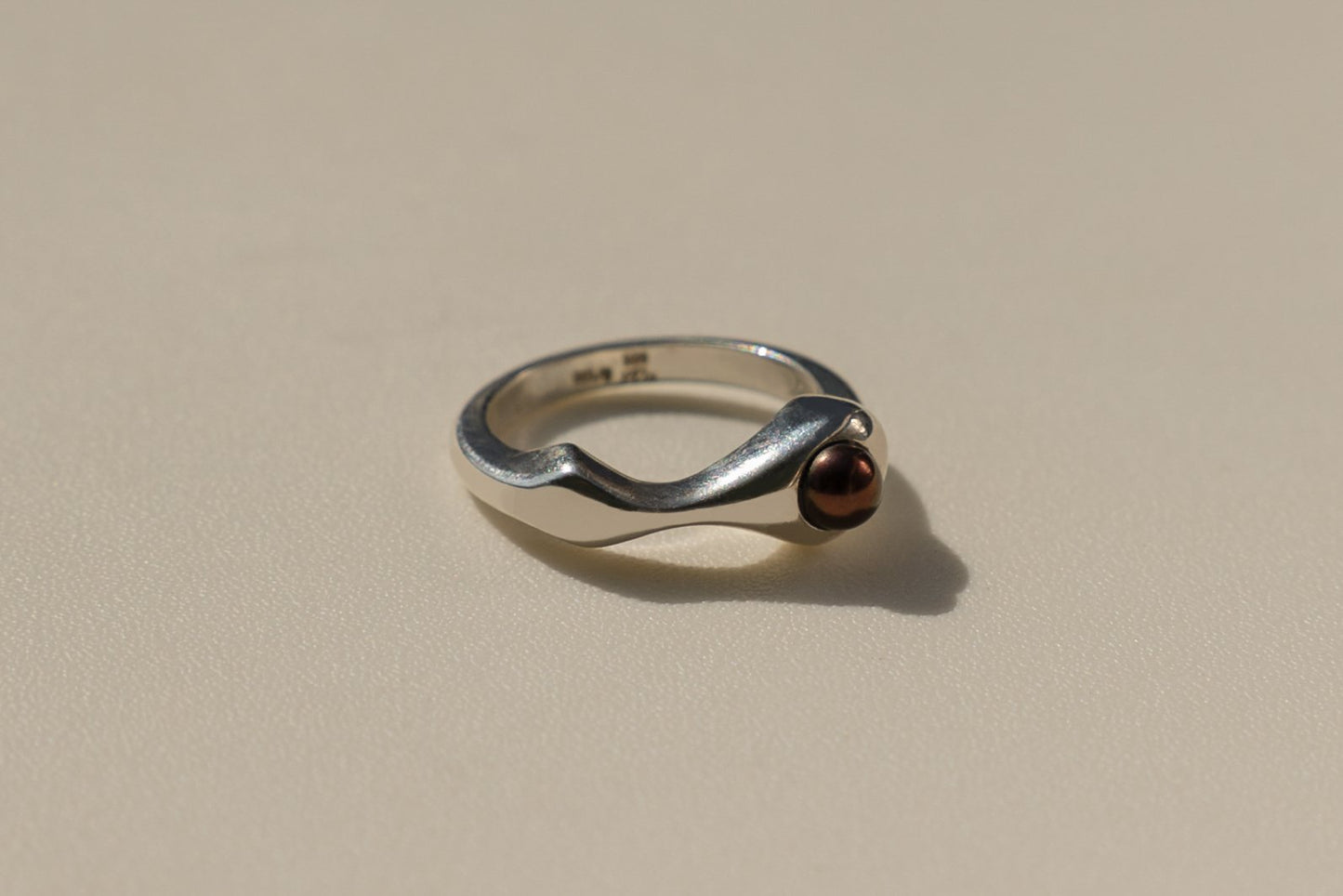 Fluid Pearl Ring