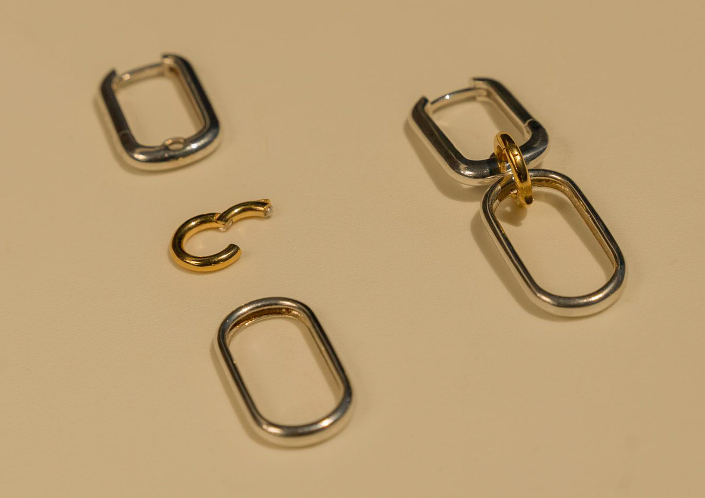 Interchangeable Paperclip Earrings