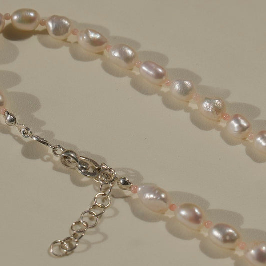 Pink Jade Necklace
