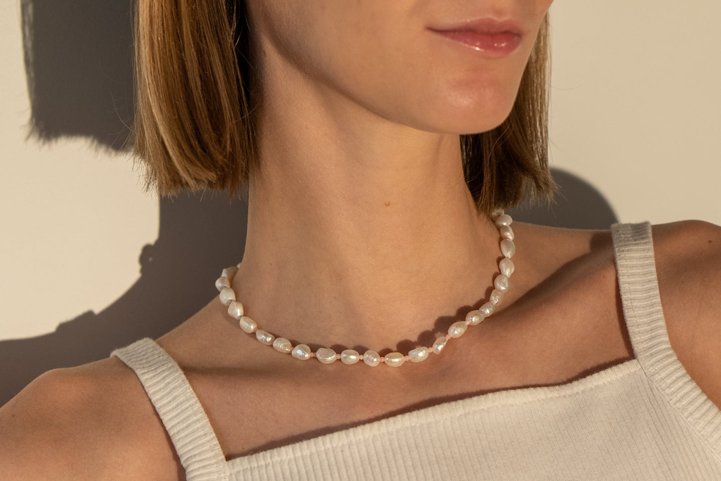 Pink Jade Necklace