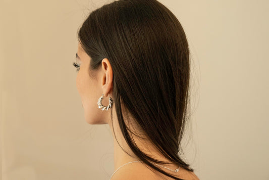Bold Twist Hoops