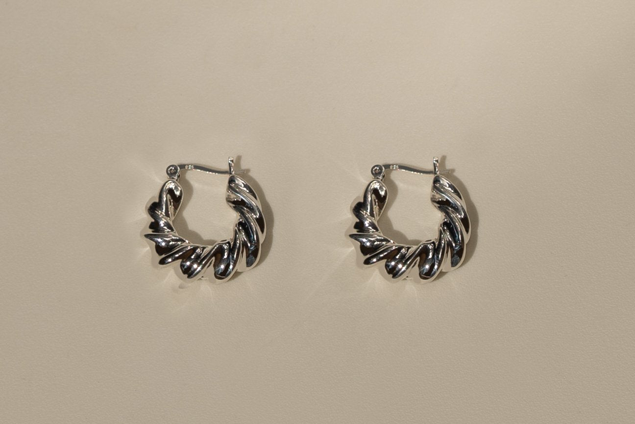 Bold Twist Hoops