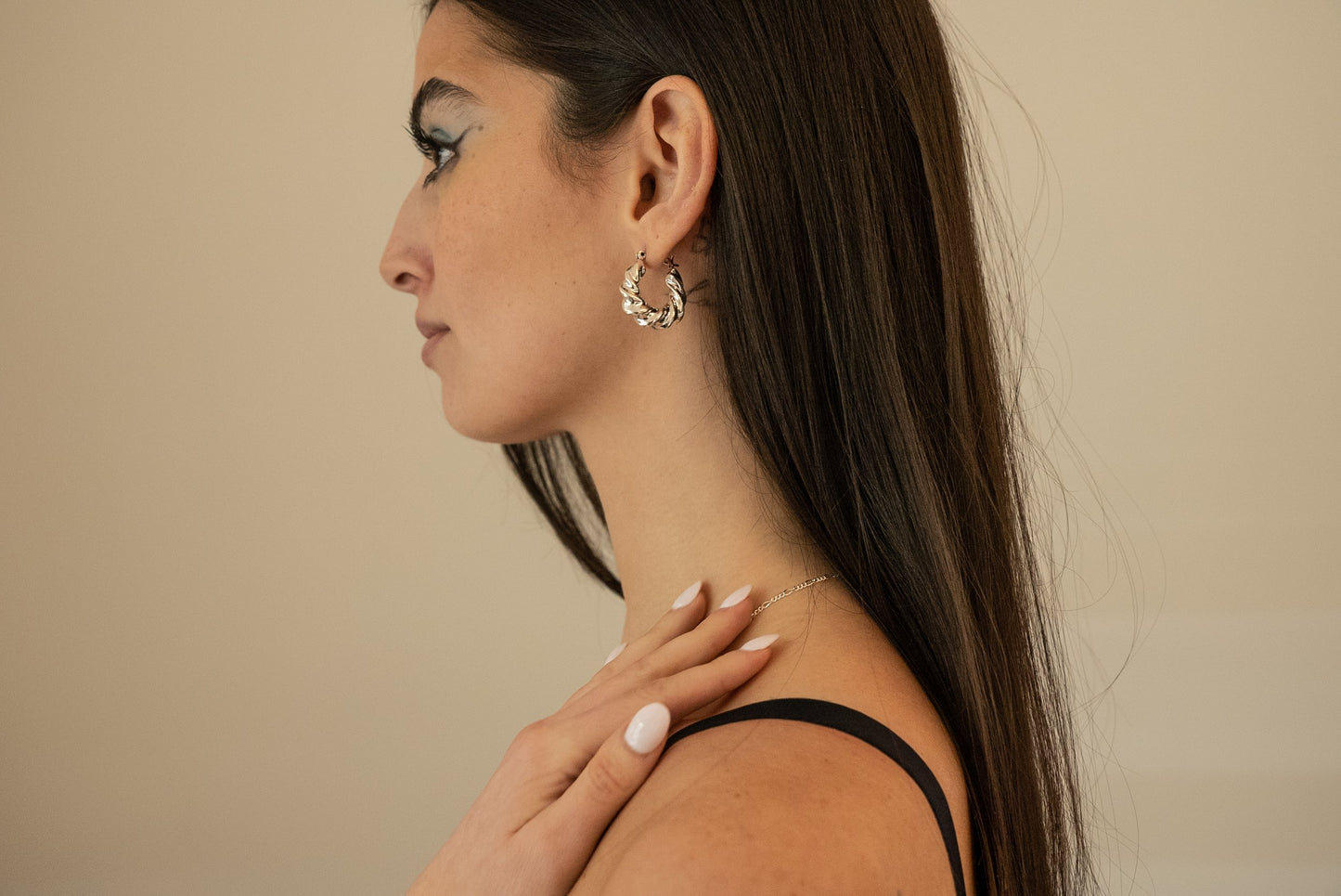 Bold Twist Hoops