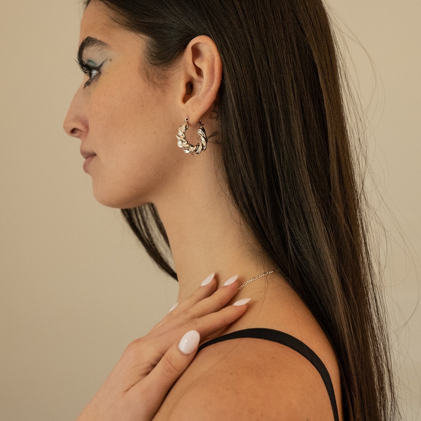 Bold Twist Hoops