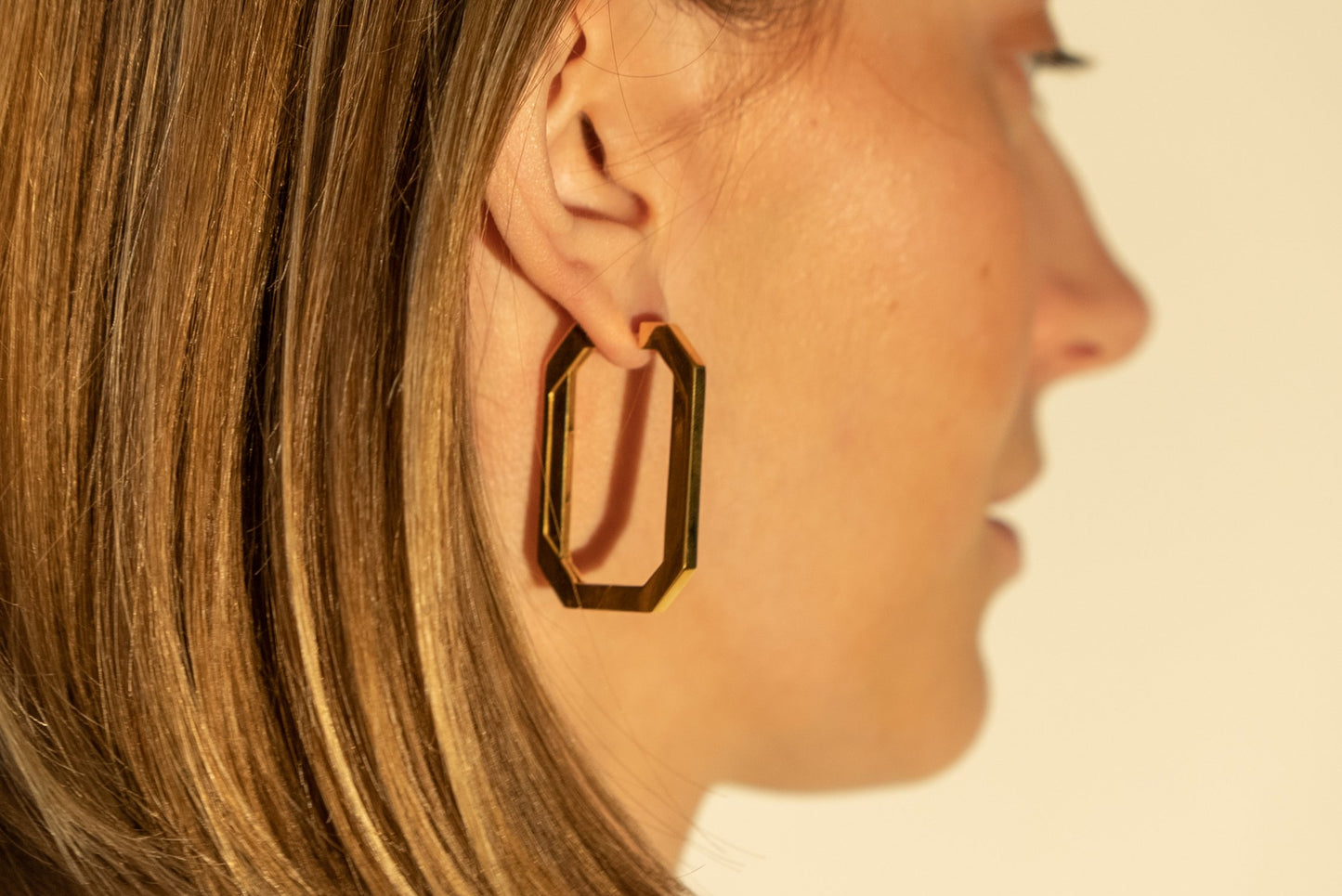 Tall Geo Hoops