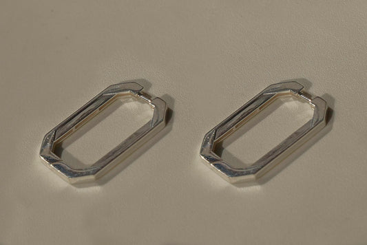Tall Geo Hoops