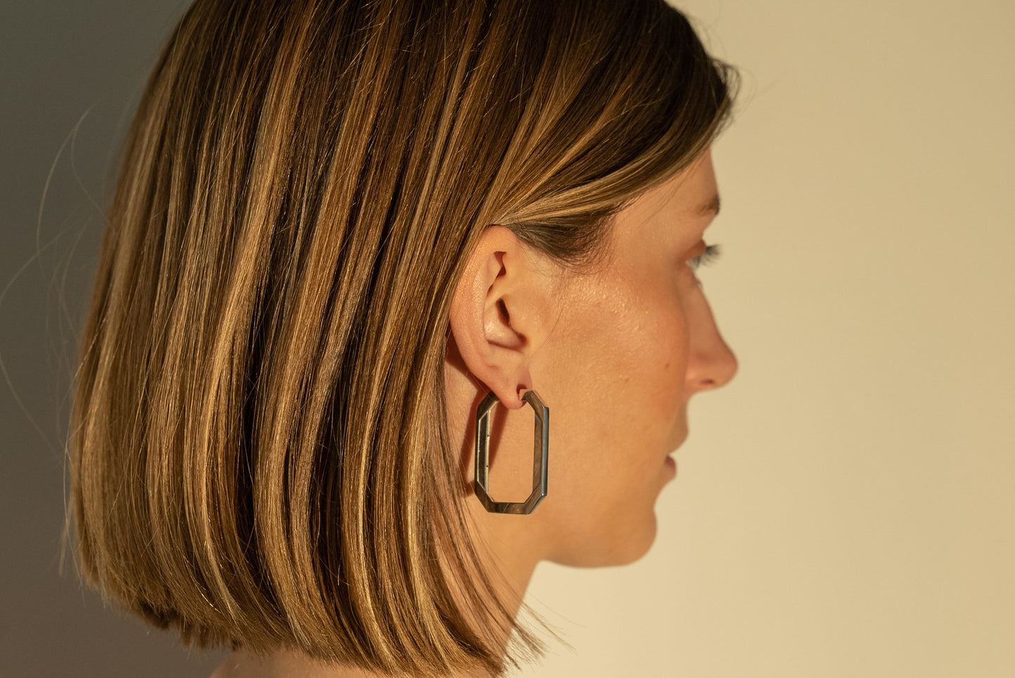 Tall Geo Hoops