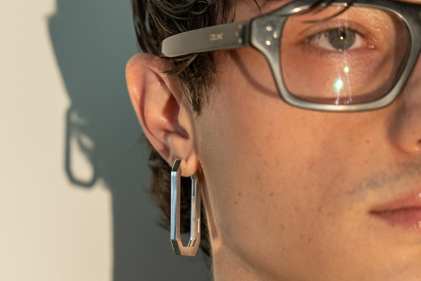 Tall Geo Hoops