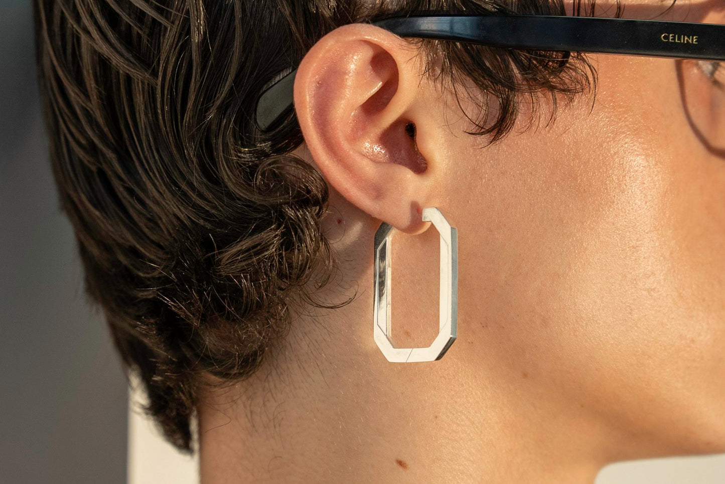 Tall Geo Hoops