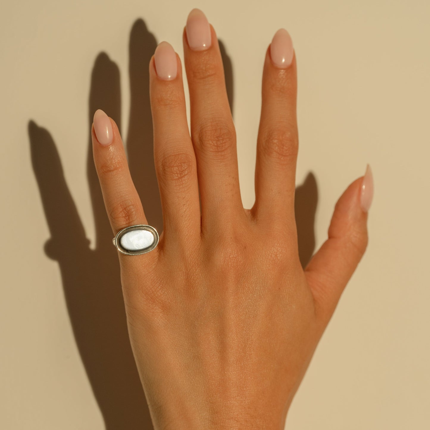Black Enamel Pinky Ring