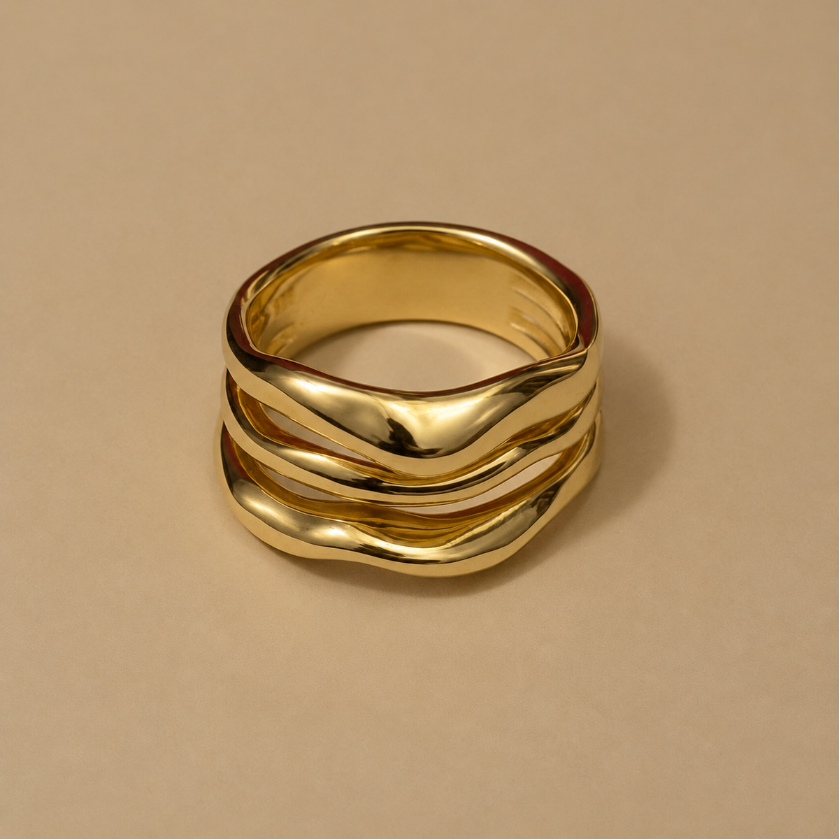 Triple Wave Ring
