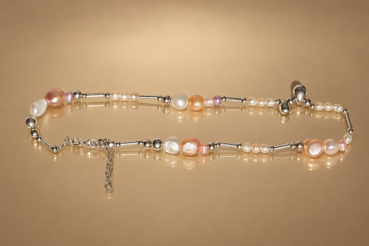 Bubble Gum Pearl Necklace