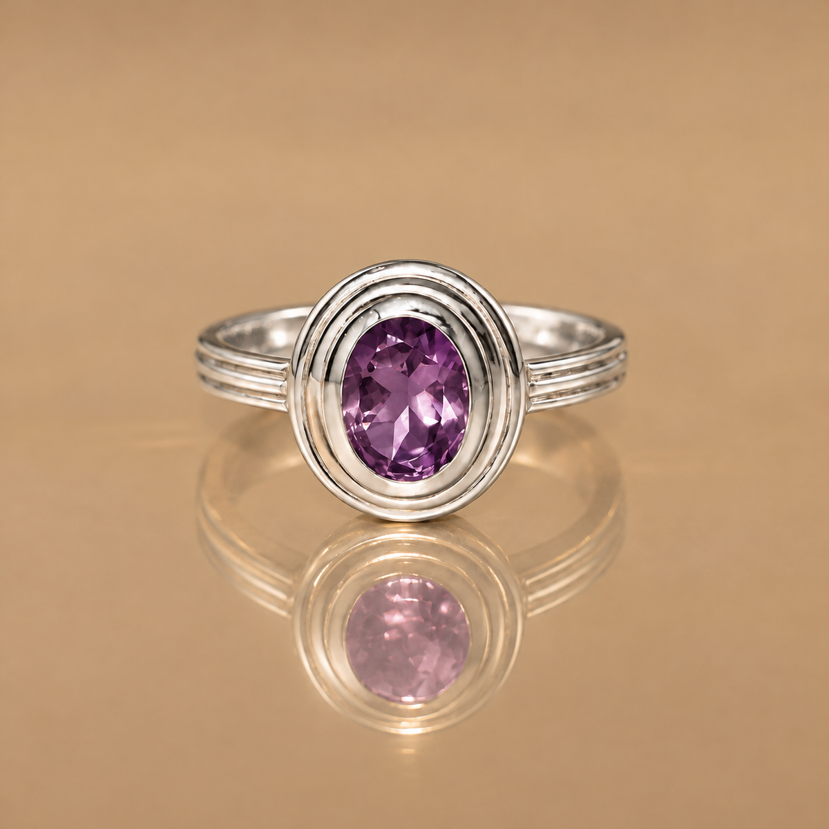 Mirror Gem Ring
