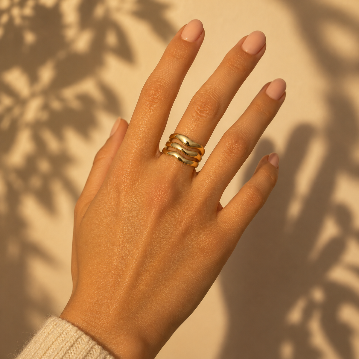 Triple Wave Ring