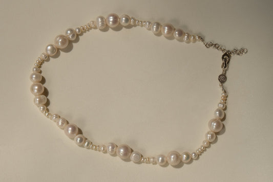 Balancing Act Pearl Necklace