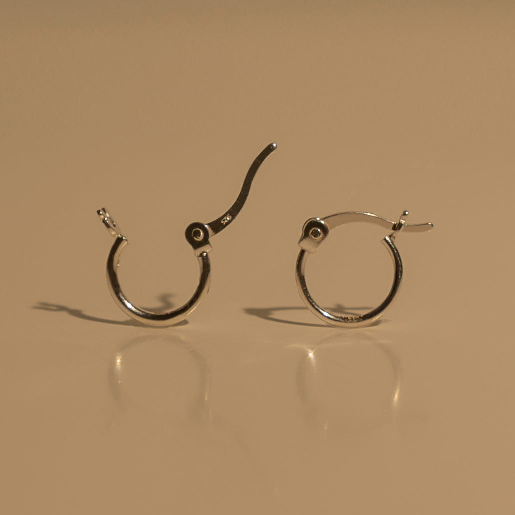 Petite Hinged Hoops