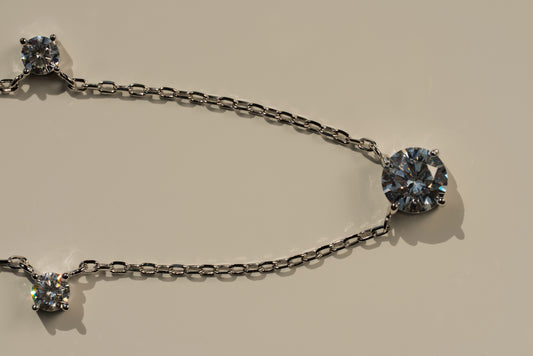 Circle Gem Necklace