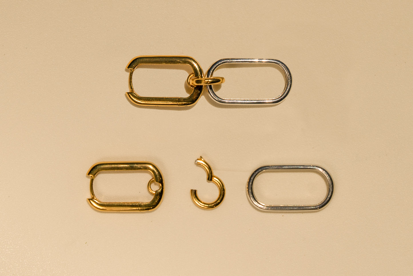 Interchangeable Paperclip Earrings