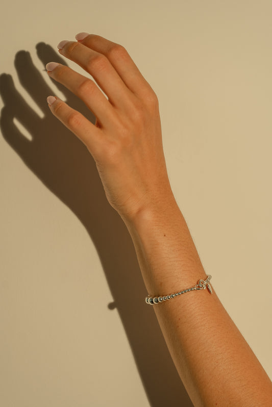 Balancing Act Silver Bracelet