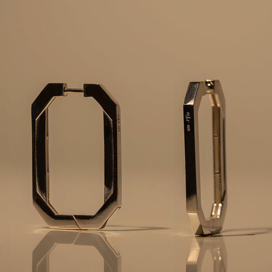 Tall Geo Hoops