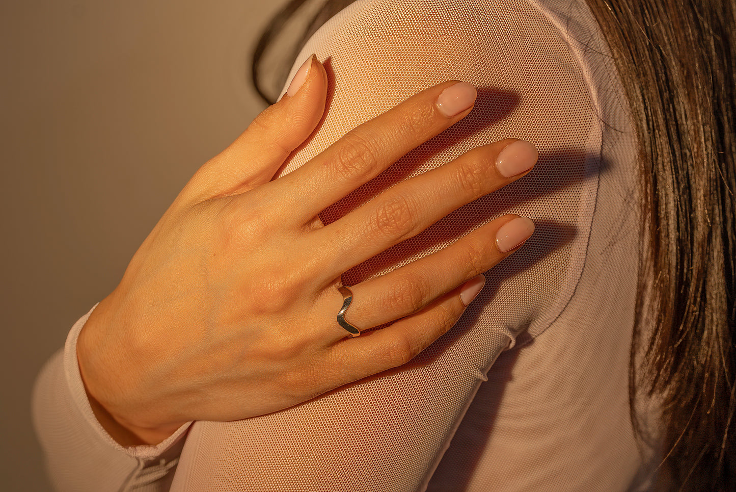 Wavy Adjustable Ring