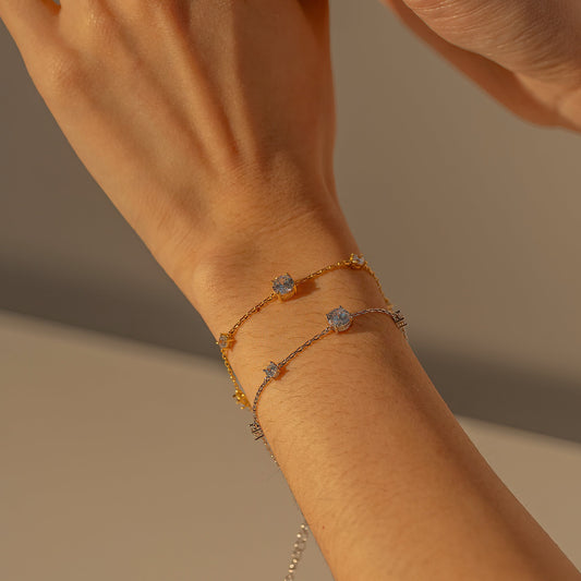 Circle Gem Bracelet