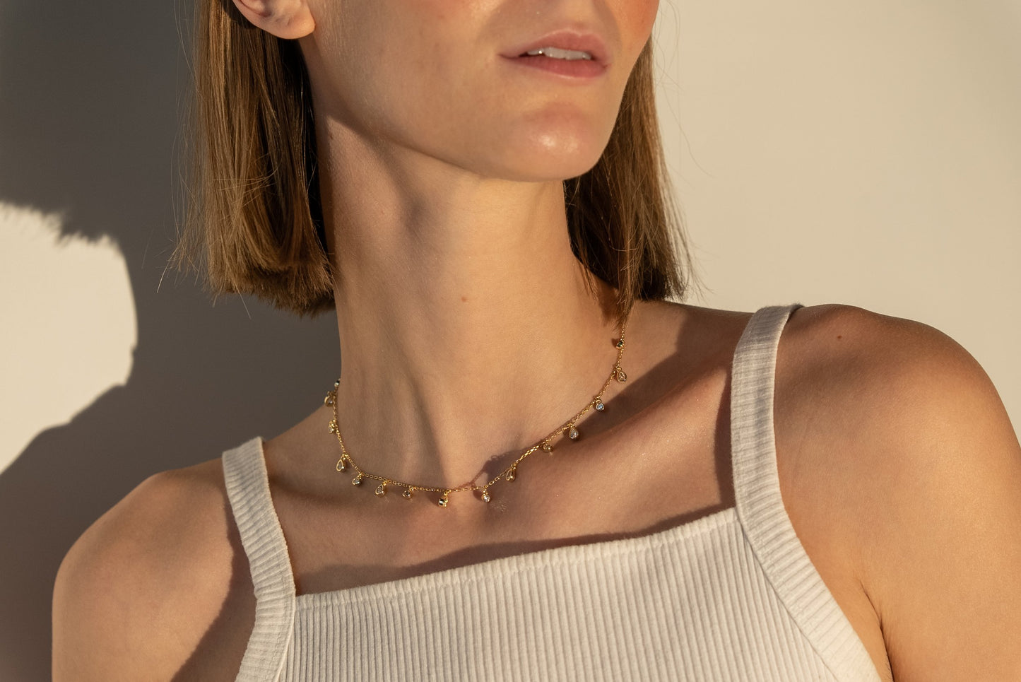 Drippy Gem Necklace